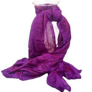 Purple/Red🧣Sarong Wrap/Scarf/Shawl